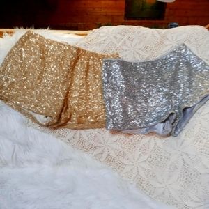 Sequin Short Set M